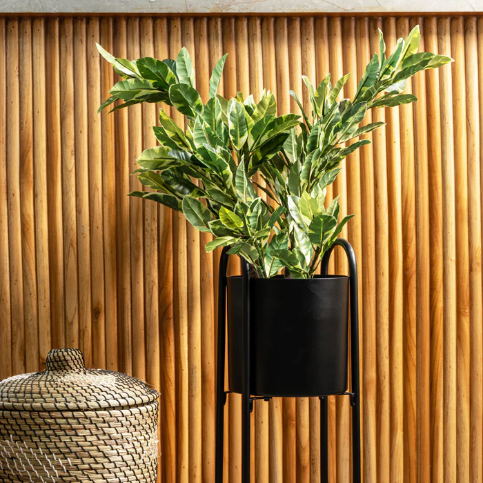 Cara Planter Tall - Black - Image 2