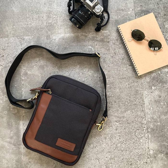 Caravan Cross Body Sling - Charcoal - Image 4