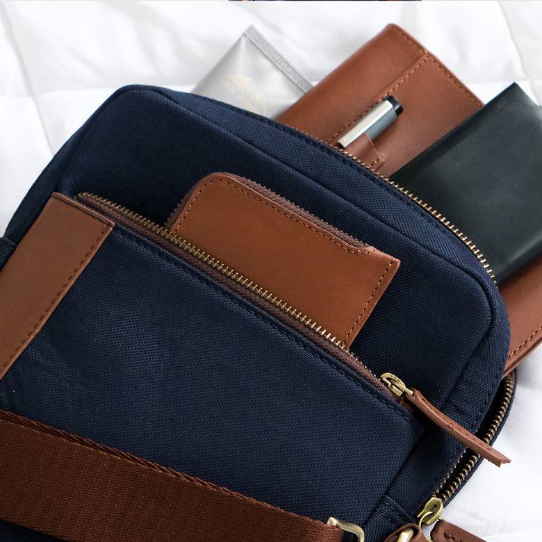 Caravan Cross Body Sling - Oxford Blue - Image 12