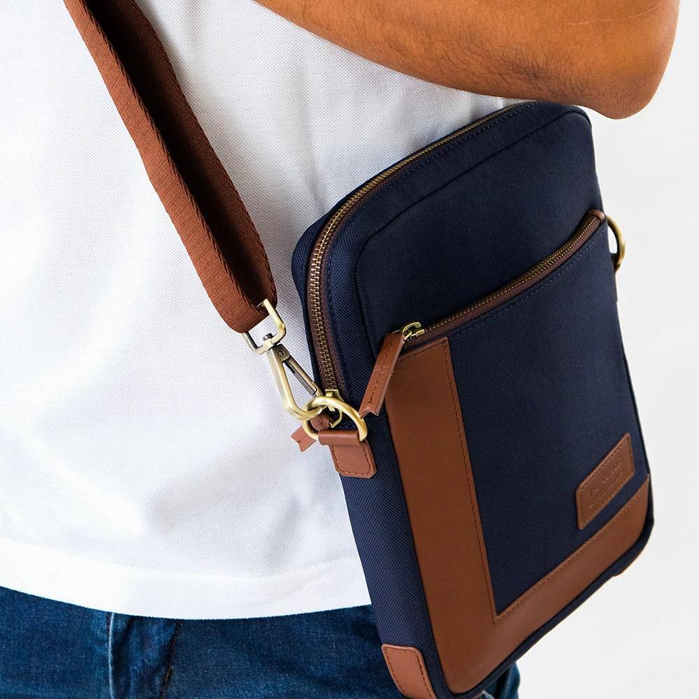 Caravan Cross Body Sling - Oxford Blue - Image 3