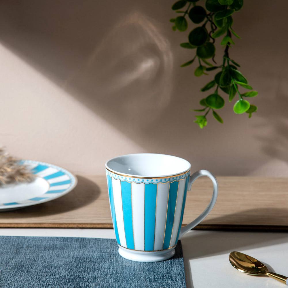Carnivale Coffee Mug - Light Blue - Image 4