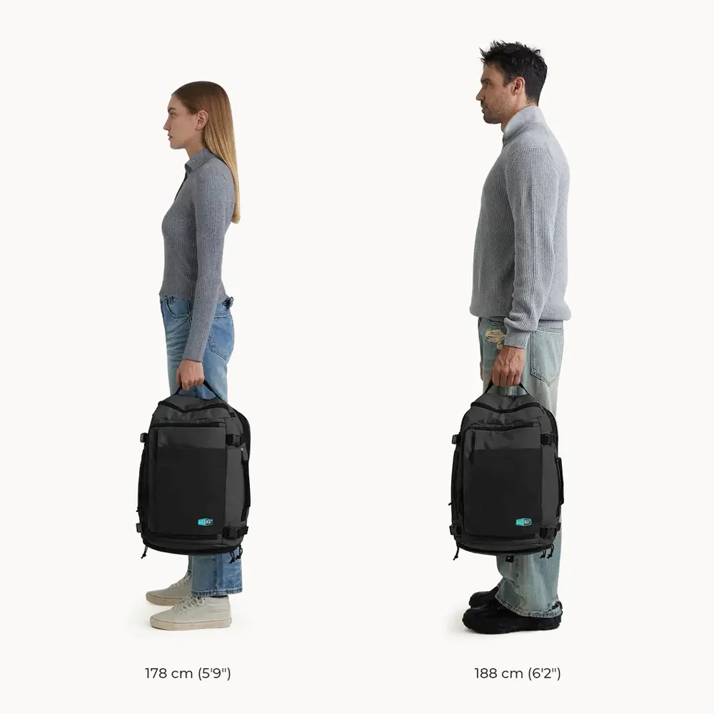 Carry-On Expandable Backpack Pro 38L - Black - Image 2