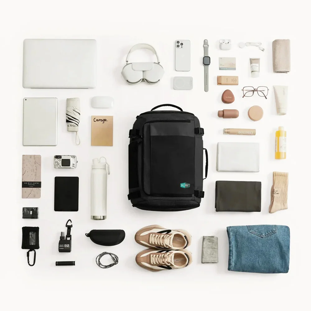 Carry-On Expandable Backpack Pro 38L - Black - Image 7