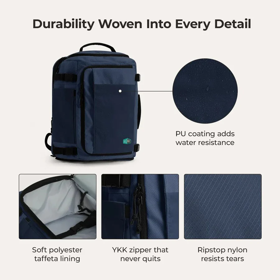 Carry-On Expandable Backpack Pro 38L - Shade Blue - Image 9