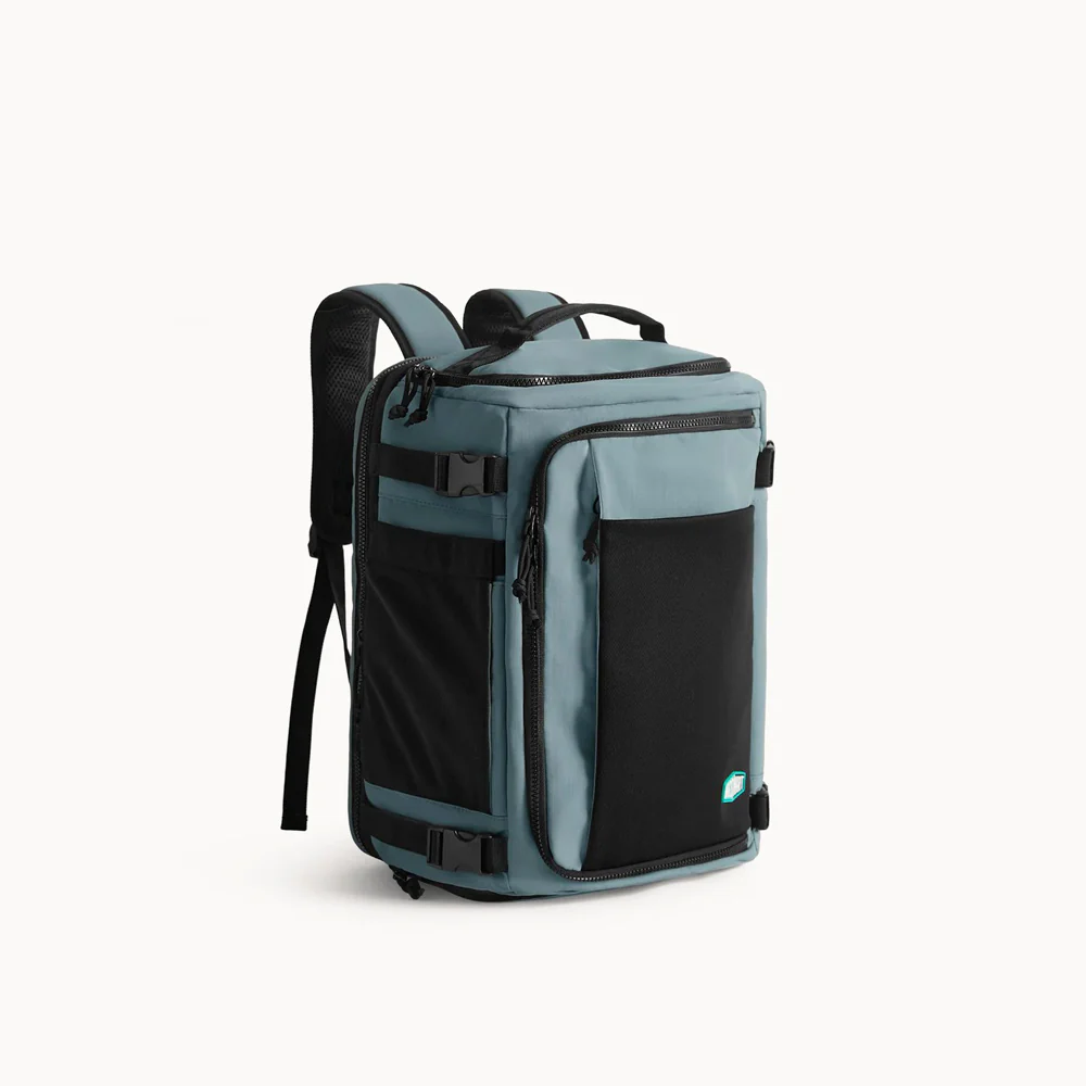 Carry-On Mesh Expandable Backpack 38L - Arona Blue - Image 10