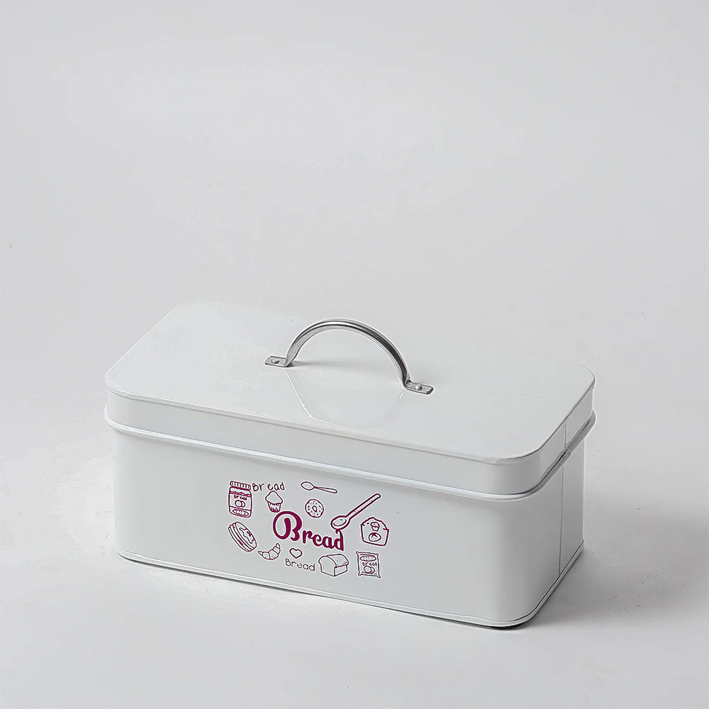 Casa Metal Bread Box - White - Image 3