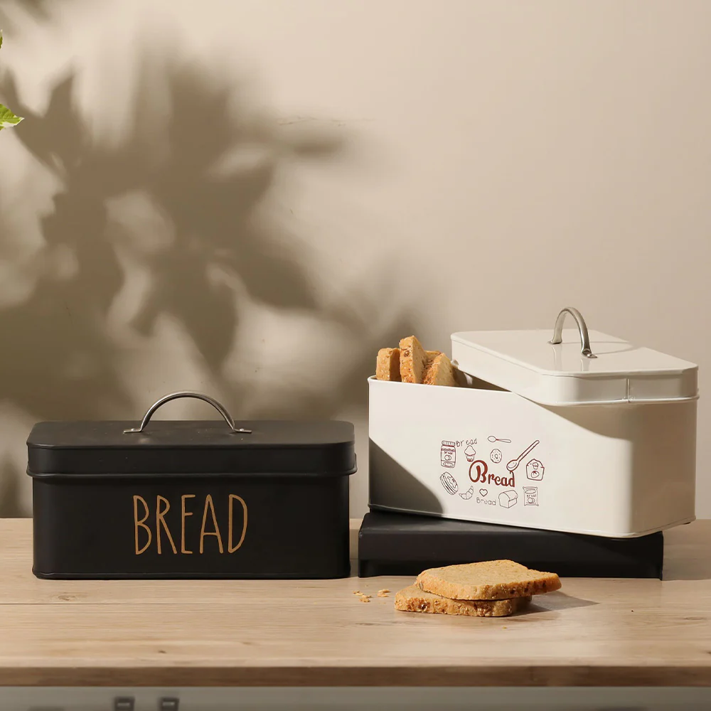 Casa Metal Bread Box - White - Image 8