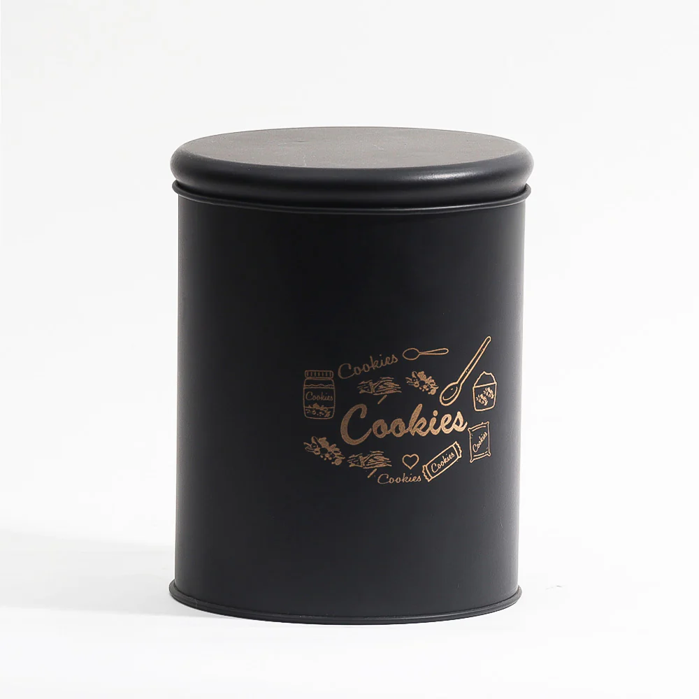 Casa Metal Cookie Jar Medium - Black - Image 3