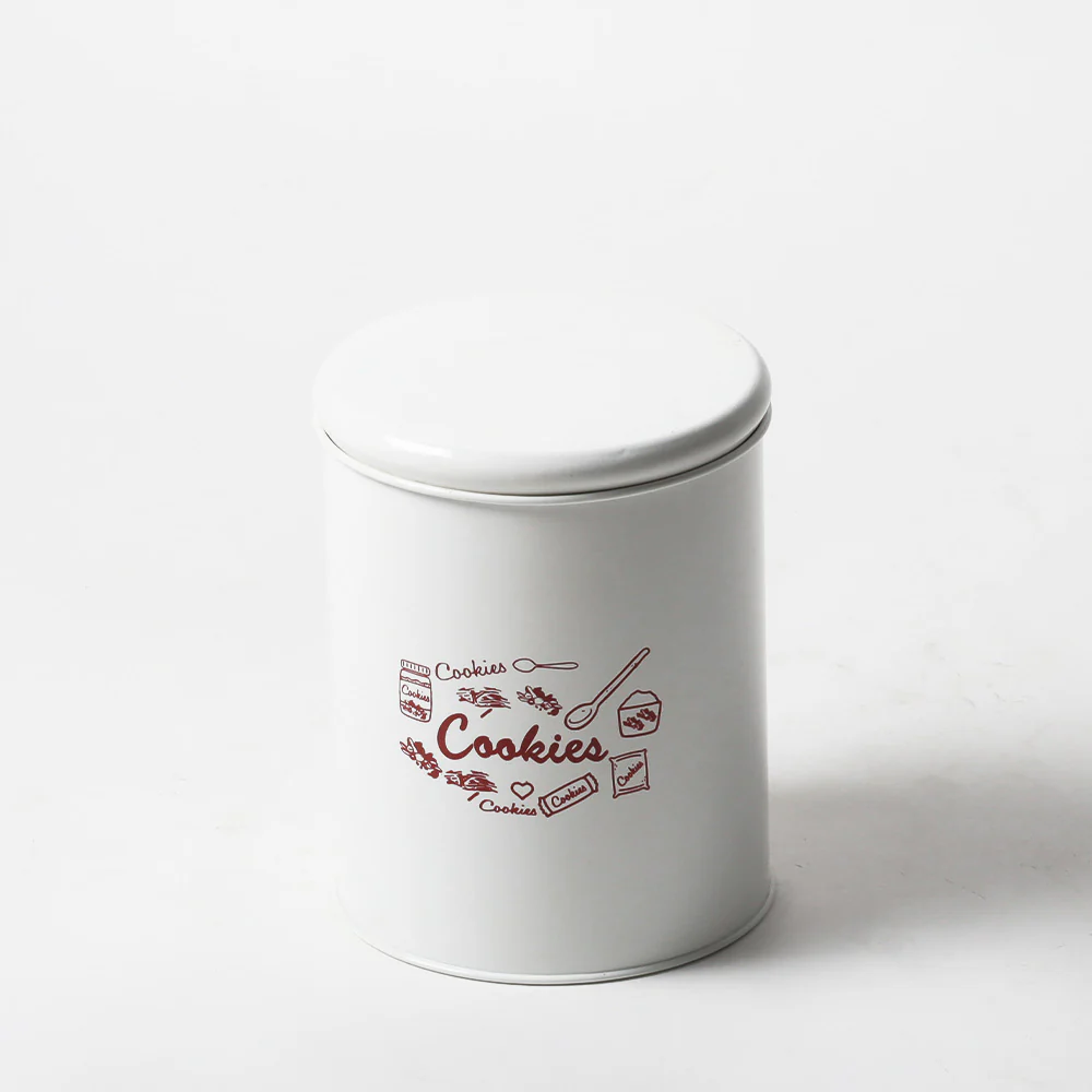 Casa Metal Cookie Jar Medium - White - Image 3