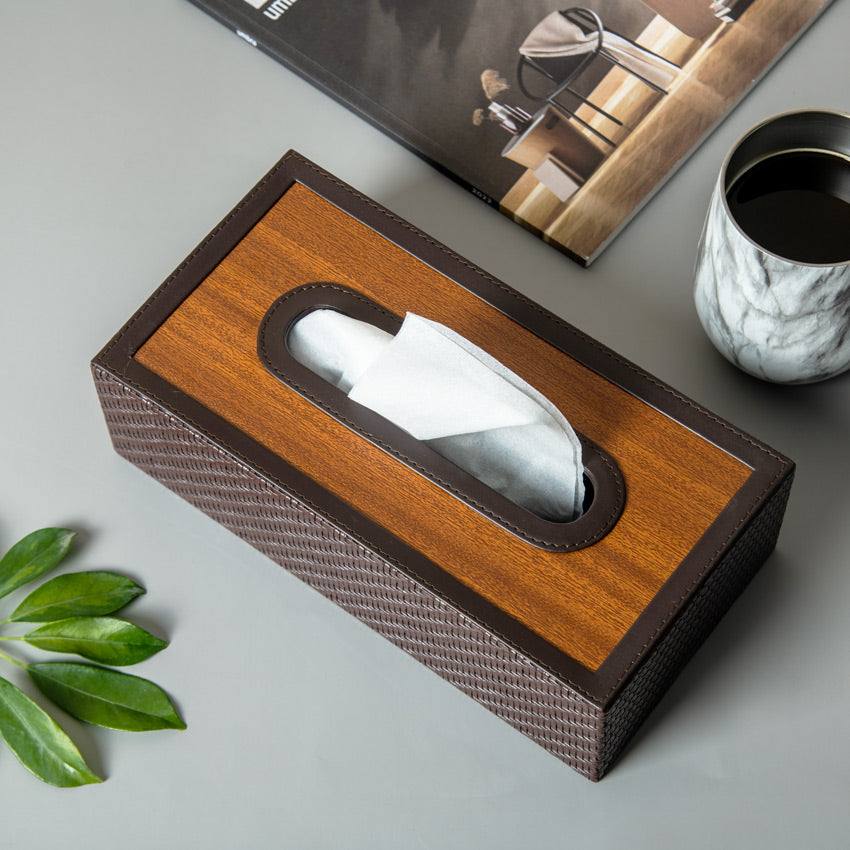 Cask Tissue Box Holder - Brown - Image 4