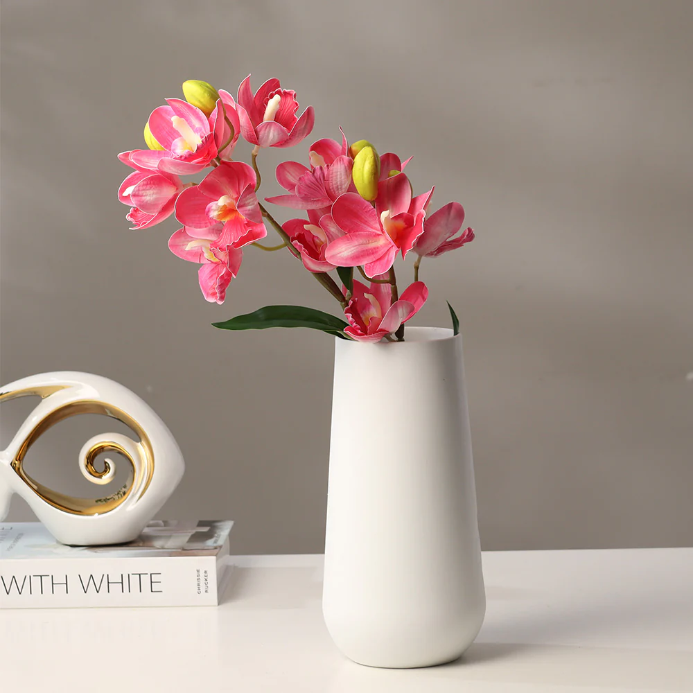 Cattleya Orchid Faux Stem - Magenta - Image 4