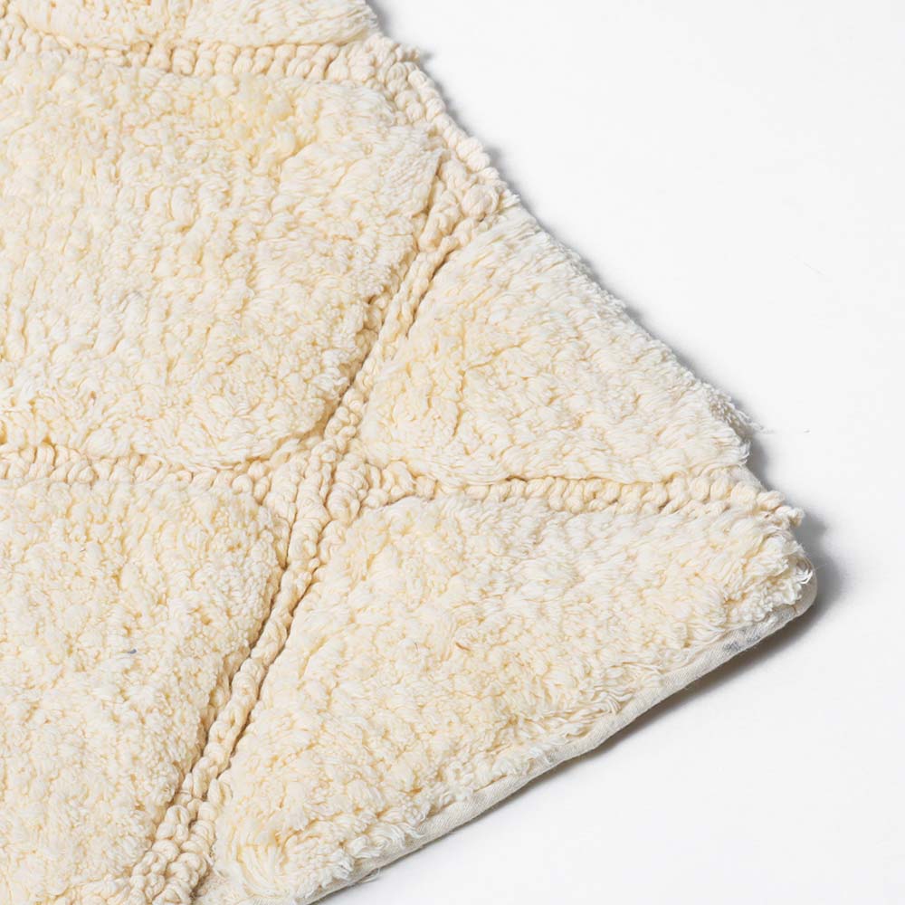 Celine Harlequin Tufted Bathmat - Beige - Image 5
