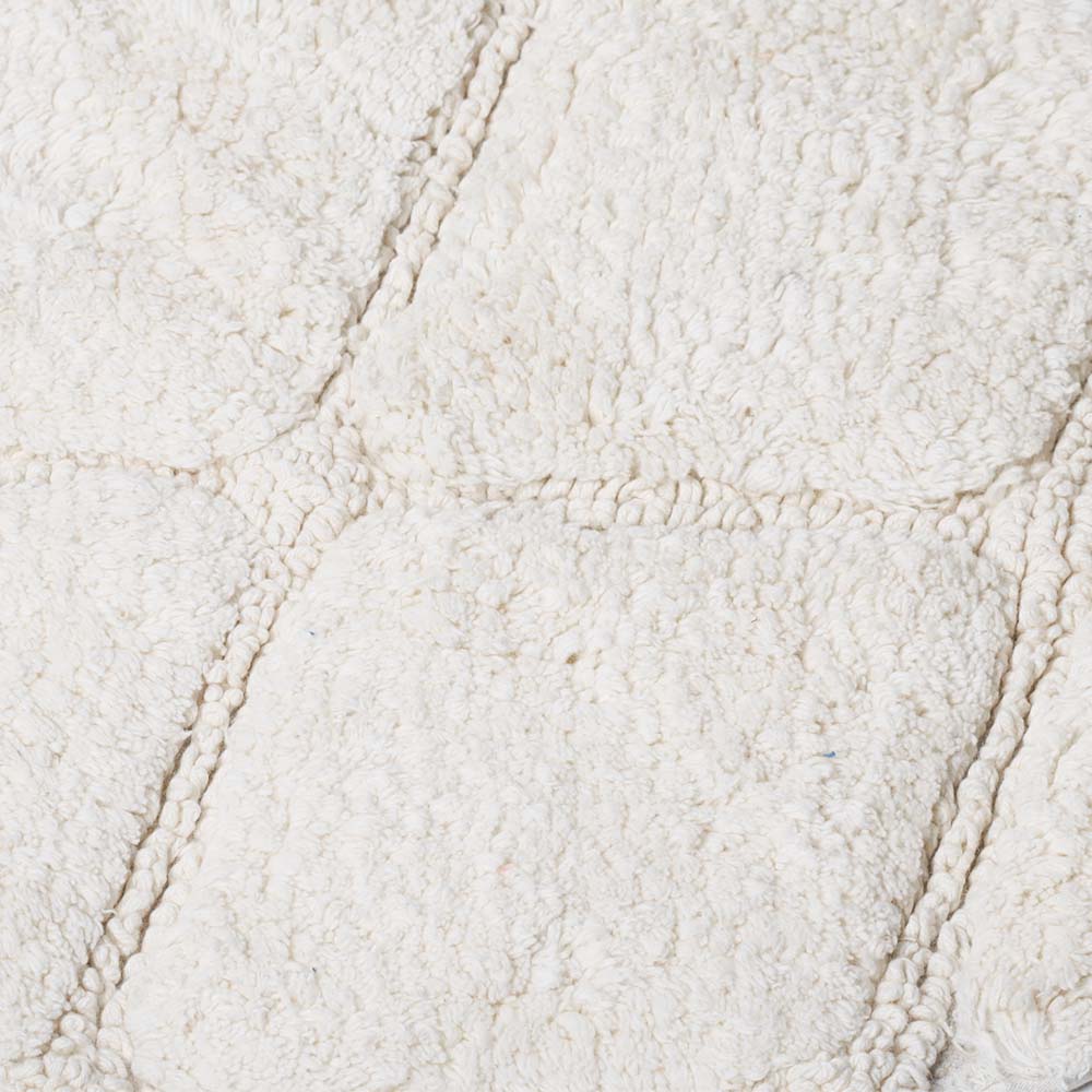 Celine Harlequin Tufted Bathmat - Ivory - Image 3