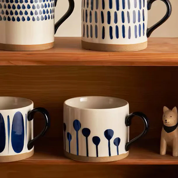 Ceramic Large Mug - Blue Balloons - Image 5