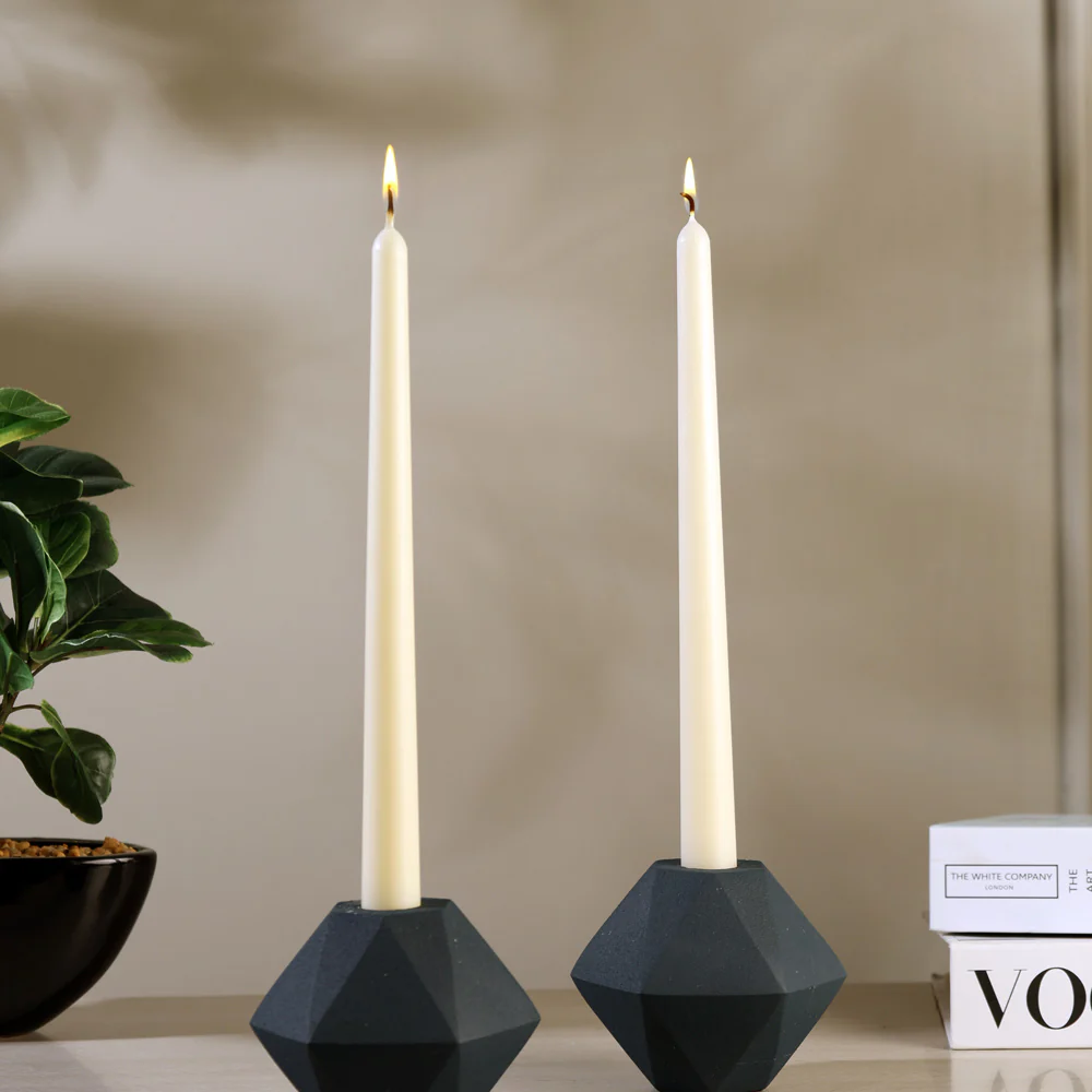 Cero Taper Candles Tall, Set of 4 - Cream - Image 4
