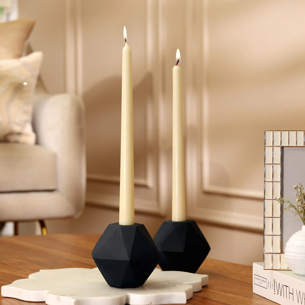Cero Taper Candles Tall, Set of 4 - Cream - Image 5