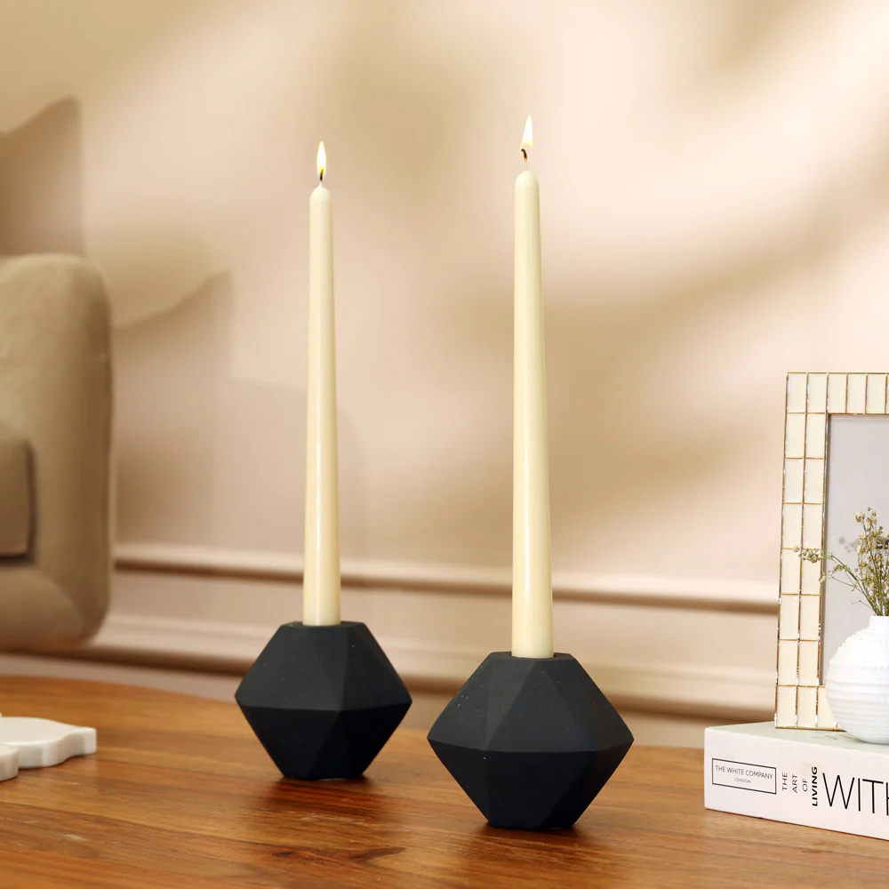 Cero Taper Candles Tall, Set of 4 - Cream - Image 6