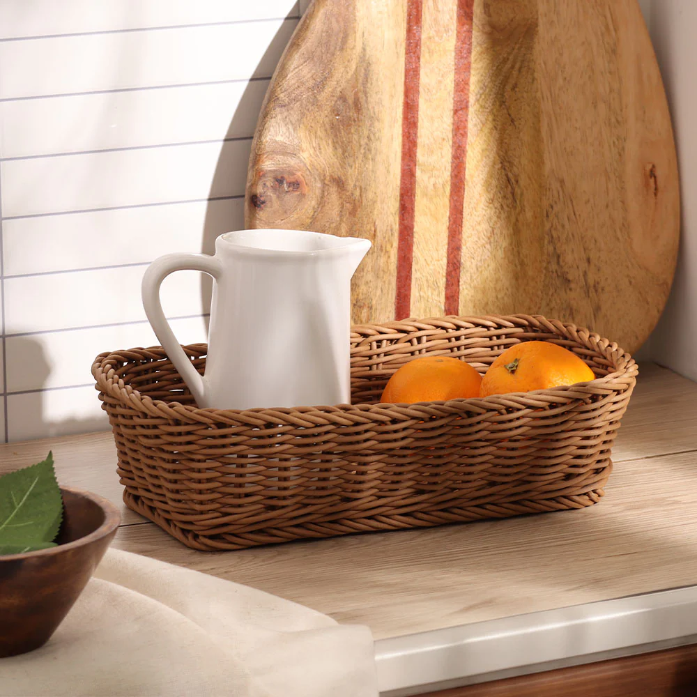 Cesta Rectangular Basket Medium - Khaki - Image 2