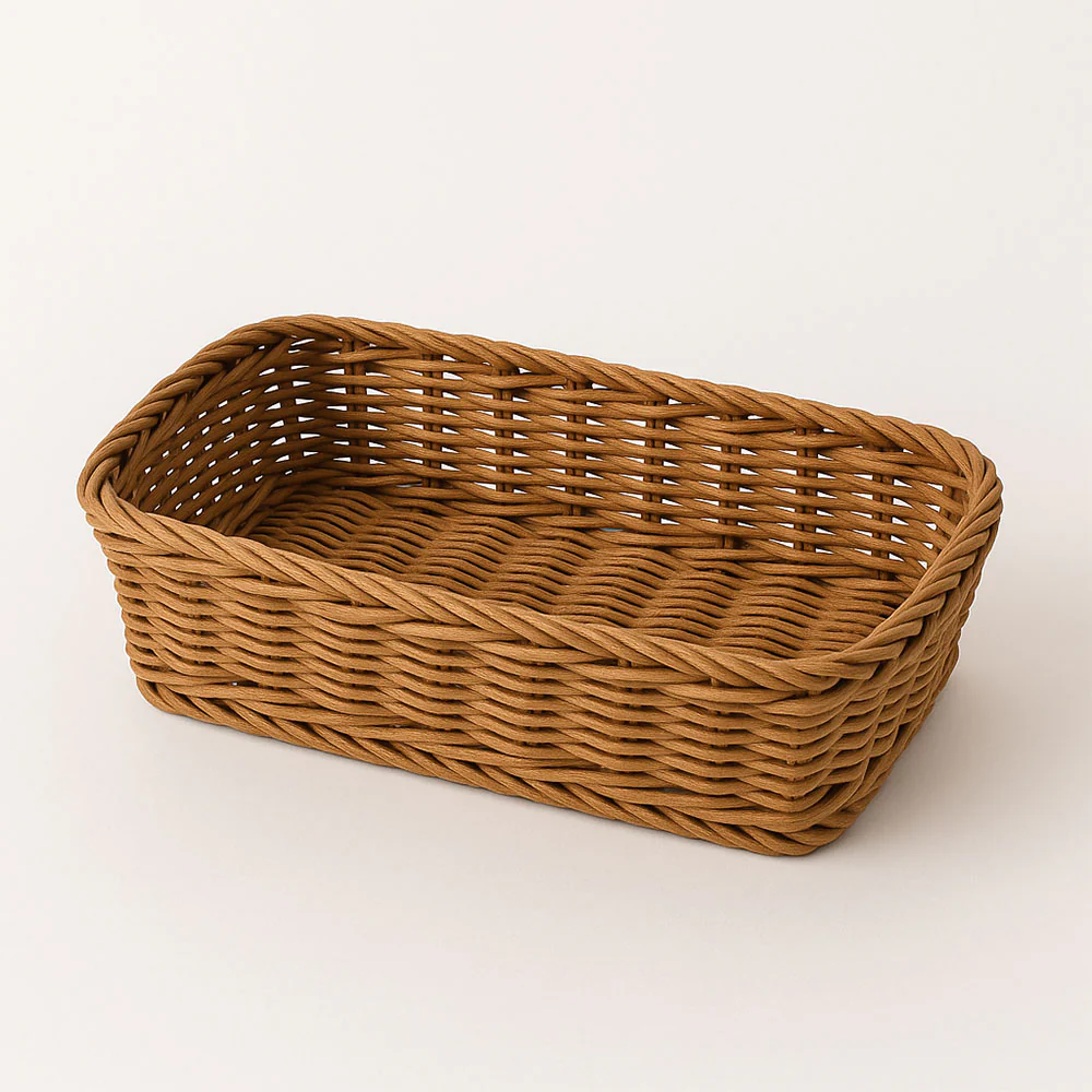 Cesta Rectangular Basket Medium - Khaki - Image 3