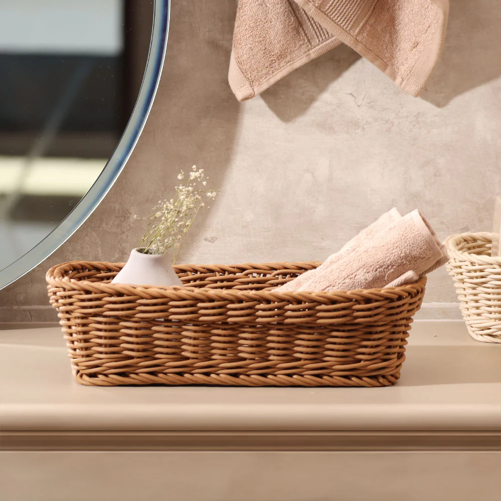 Cesta Rectangular Basket Medium - Khaki - Image 4