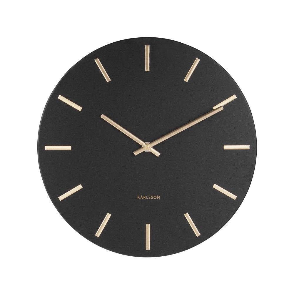 Charm Wall Clock 30cm - Black - Image 3