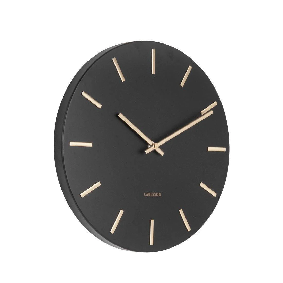 Charm Wall Clock 30cm - Black - Image 4