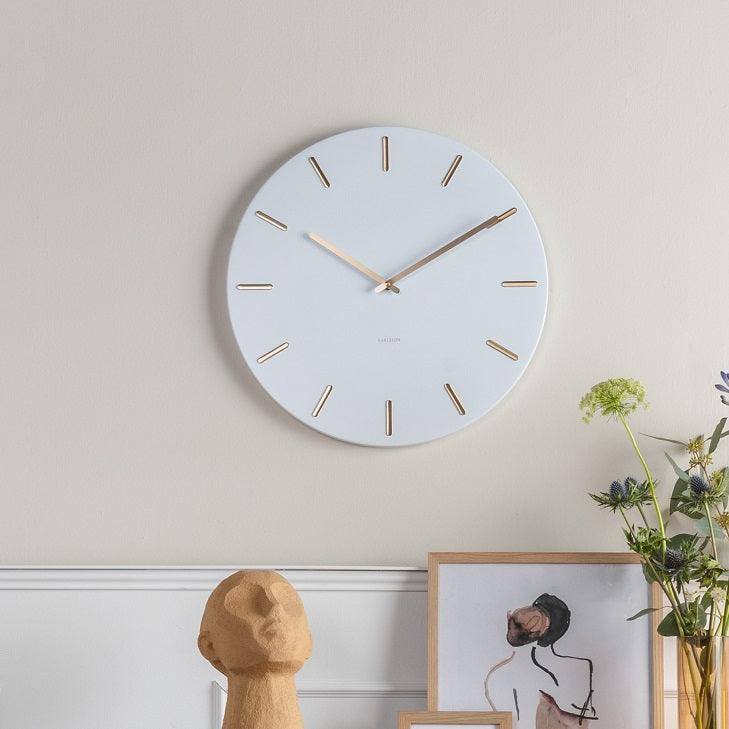 Charm Wall Clock 45cm - White - Image 2