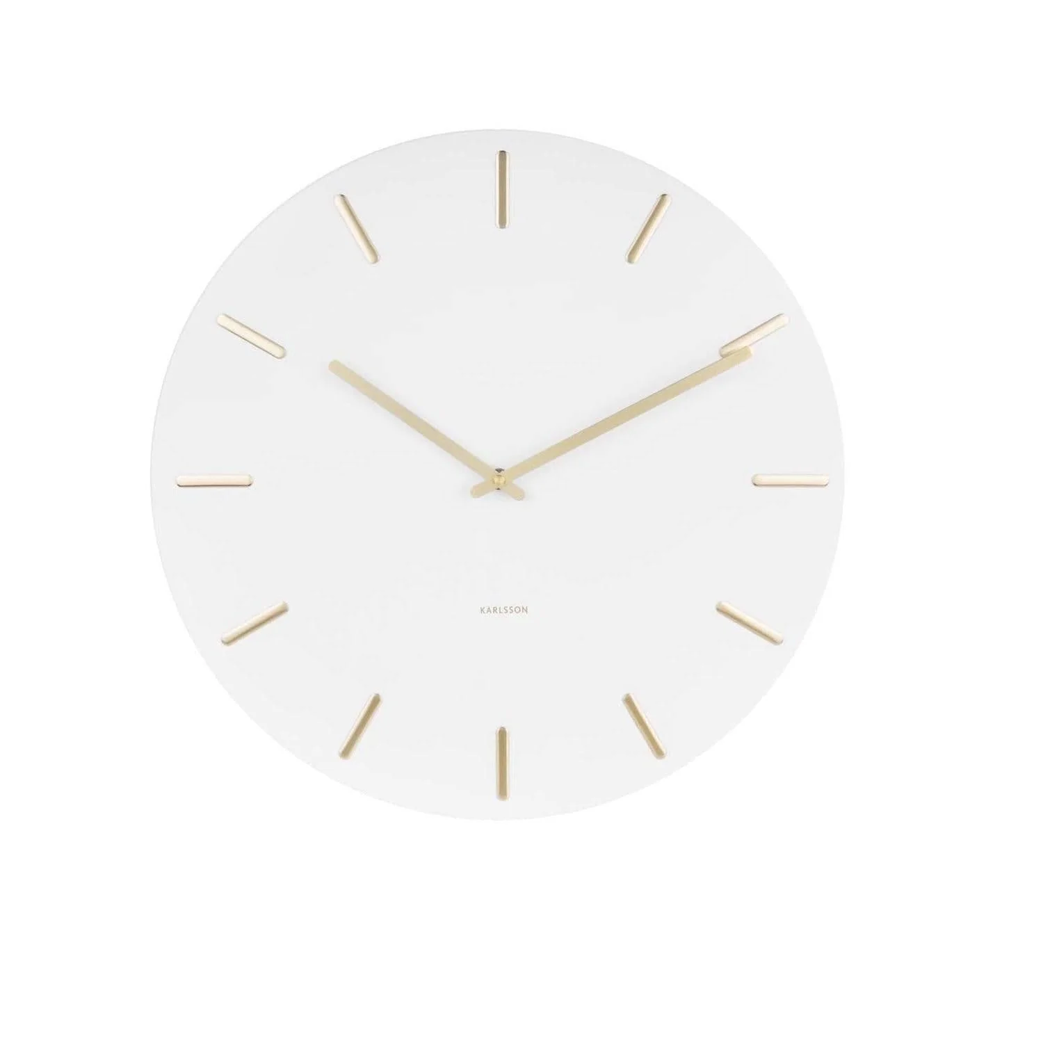 Charm Wall Clock 45cm - White - Image 3