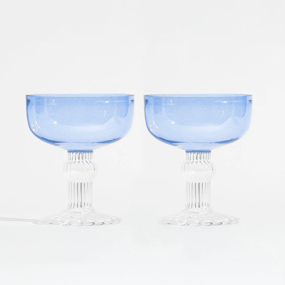 Cheri Dessert Cups, Set of 2 - Blue - Image 4