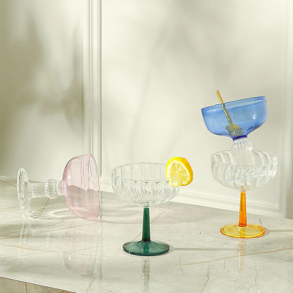 Cheri Dessert Cups, Set of 2 - Blue - Image 9