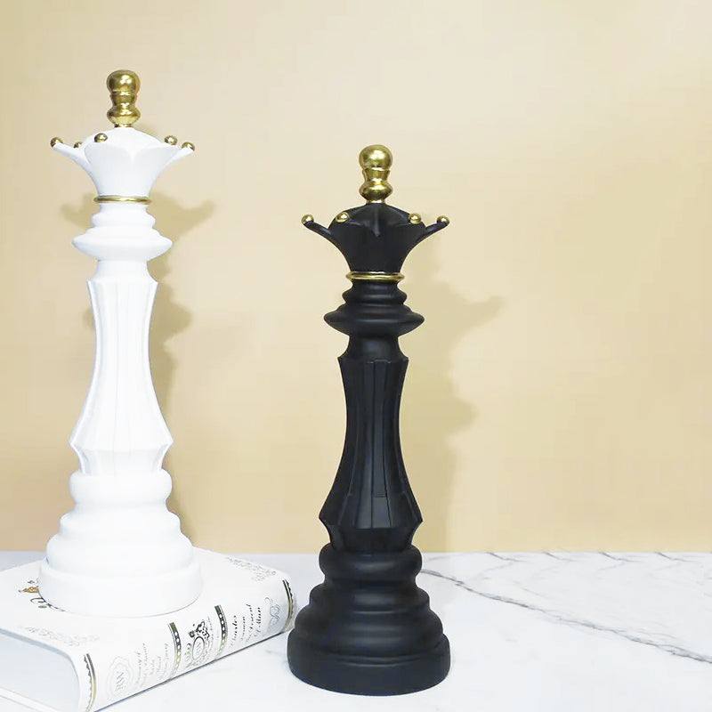 Chess Queen Decorative Sculpture Large - Black - Image 5