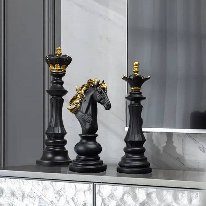 Chess Queen Decorative Sculpture Large - Black - Image 8