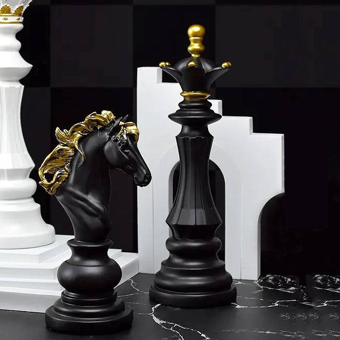 Chess Queen Decorative Sculpture Large - Black - Image 9