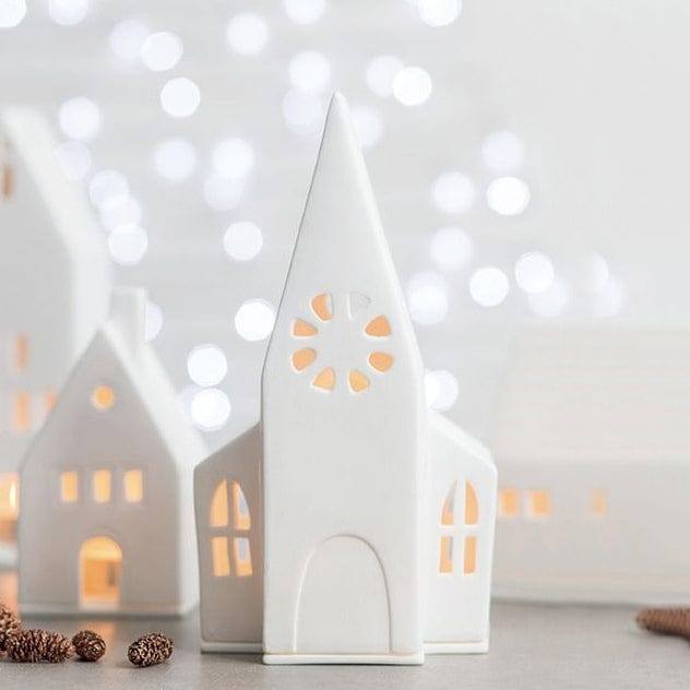 Church Tealight Holder & Sculpture Large