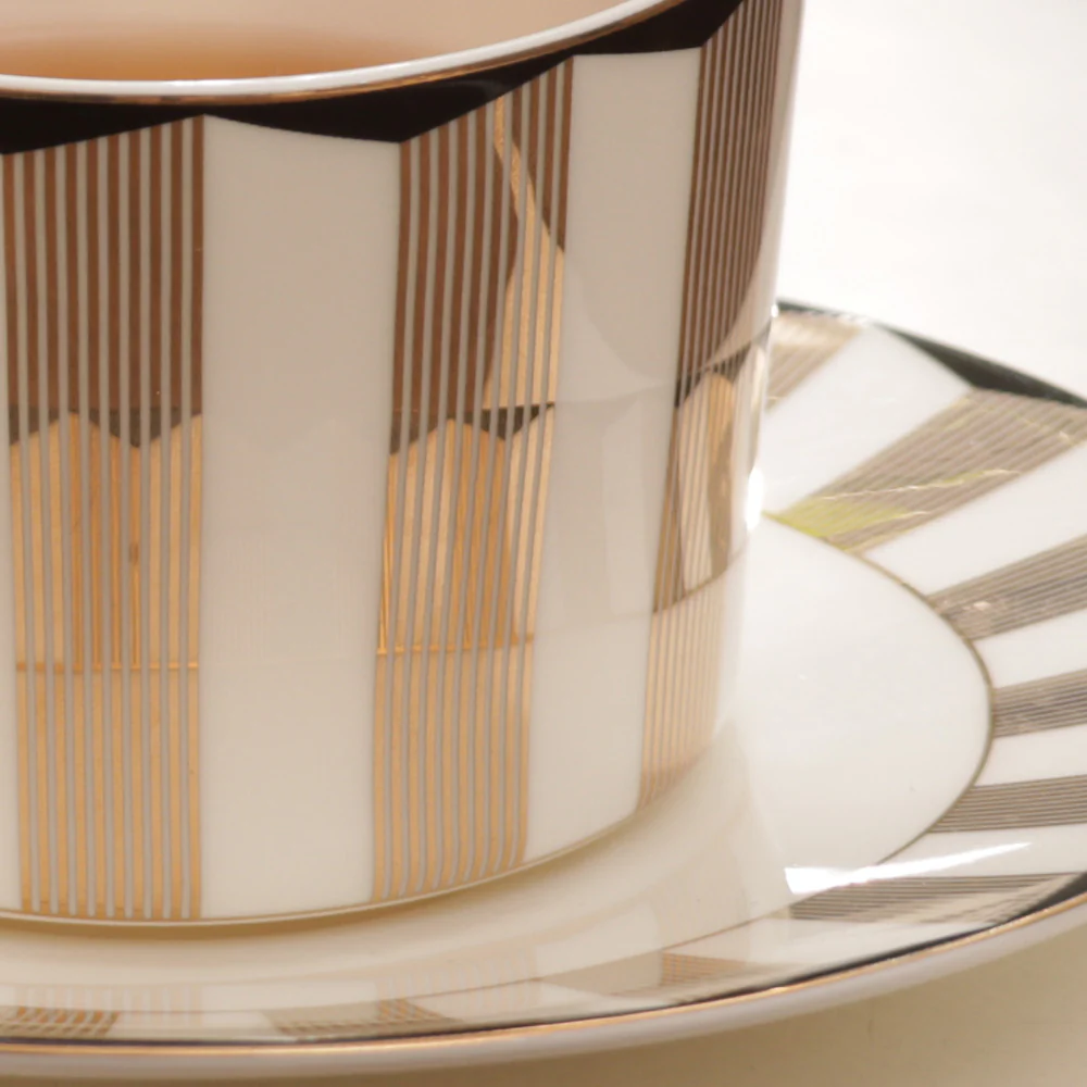 Cirque Cup and Saucer Set - White Gold - Image 5
