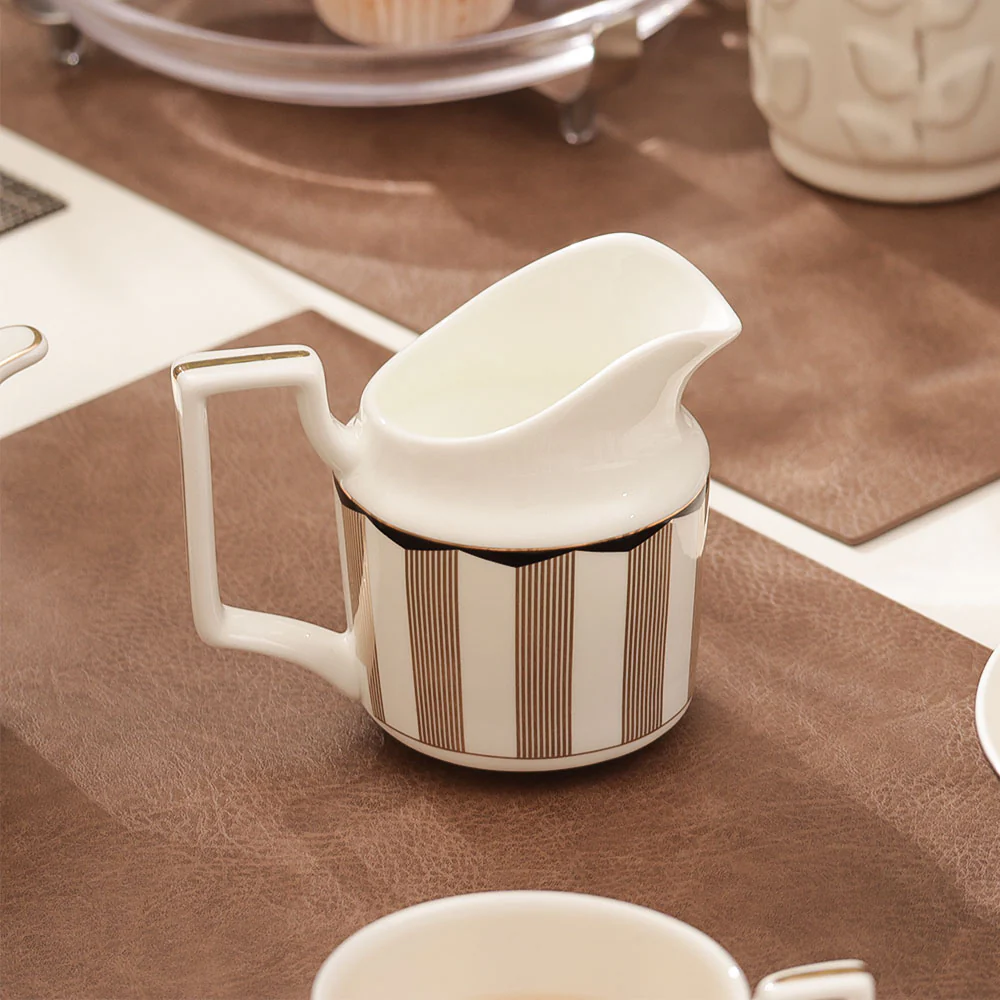 Cirque Milk Jug - White Gold - Image 3