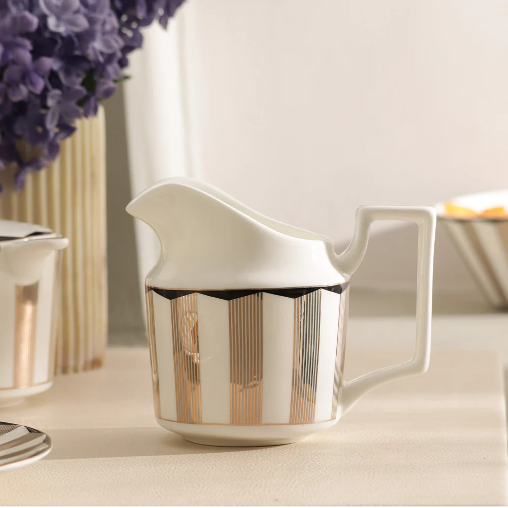 Cirque Milk Jug - White Gold - Image 4