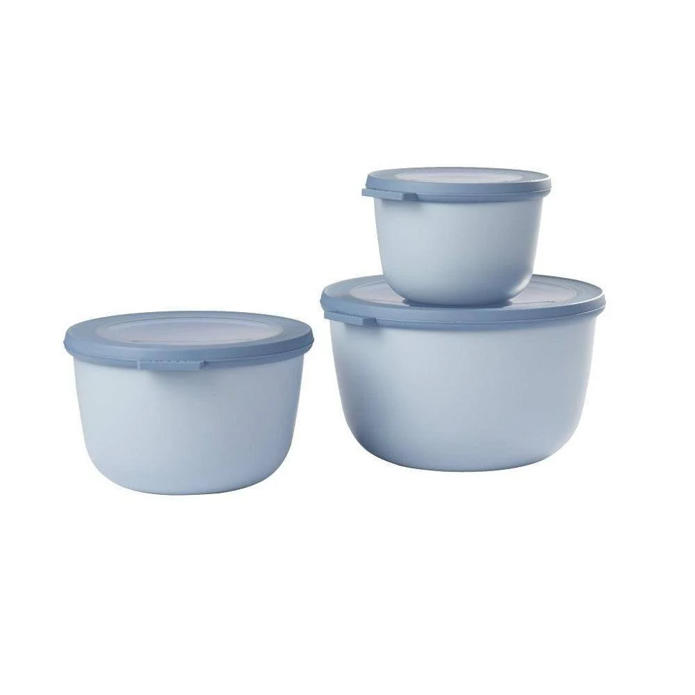 Cirqula 3-Piece Storage Set Tall - Nordic Blue - Image 3