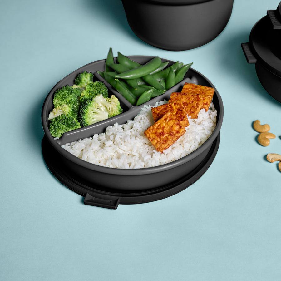 Cirqula Bento Bowl With Lid - Nordic Black - Image 4
