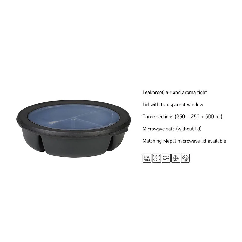 Cirqula Bento Bowl With Lid - Nordic Black - Image 6