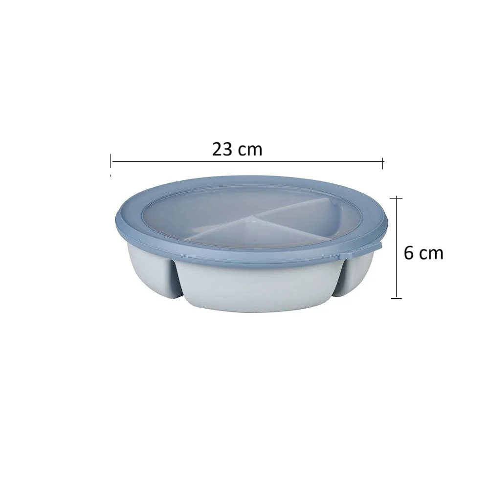 Cirqula Bento Bowl With Lid - Nordic Blue - Image 4