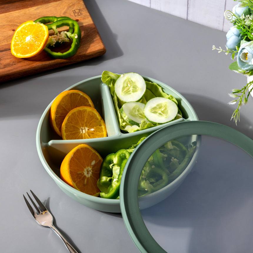 Cirqula Bento Bowl With Lid - Nordic Sage