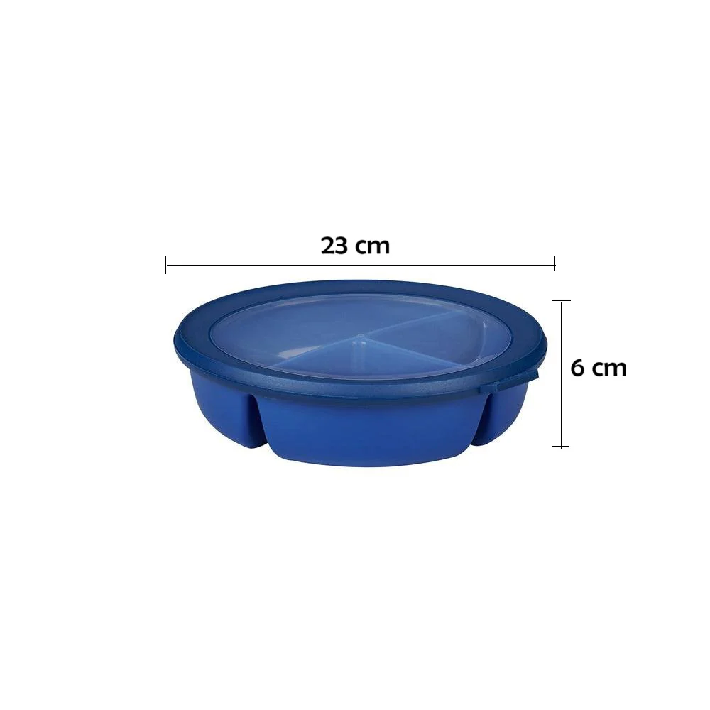 Cirqula Bento Bowl With Lid - Vivid Blue - Image 6