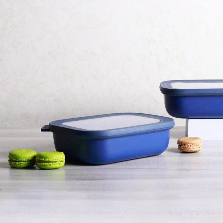 Cirqula Rectangular Storage Box 1000ml - Vivid Blue - Image 2