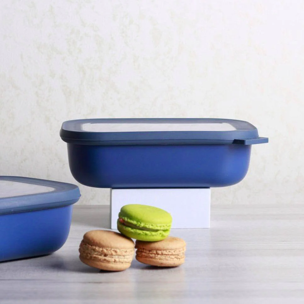 Cirqula Rectangular Storage Box 1000ml - Vivid Blue - Image 4