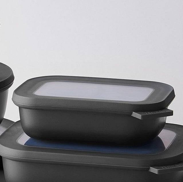 Cirqula Rectangular Storage Box 500ml - Nordic Black - Image 2