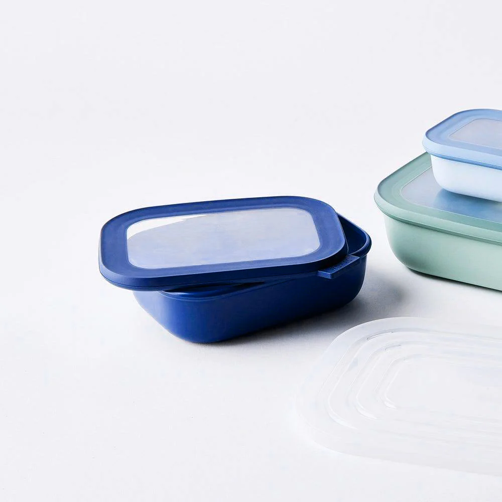 Cirqula Rectangular Storage Box 500ml - Vivid Blue - Image 4