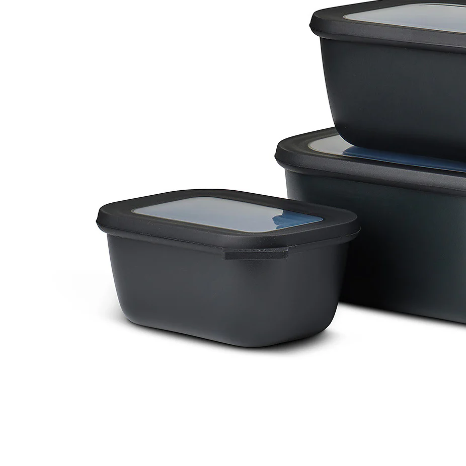Cirqula Rectangular Storage Box 750ml - Nordic Black - Image 8