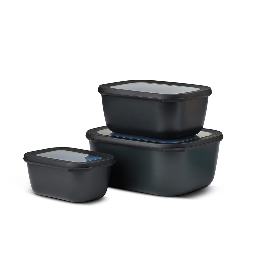 Cirqula Rectangular Storage Box 750ml - Nordic Black - Image 9