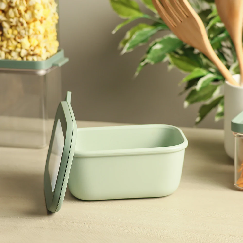 Cirqula Rectangular Storage Box 750ml - Nordic Sage - Image 2